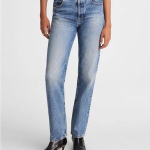 Madewell Longline Straight Leg Jeans Atlin wash Brand new with tags